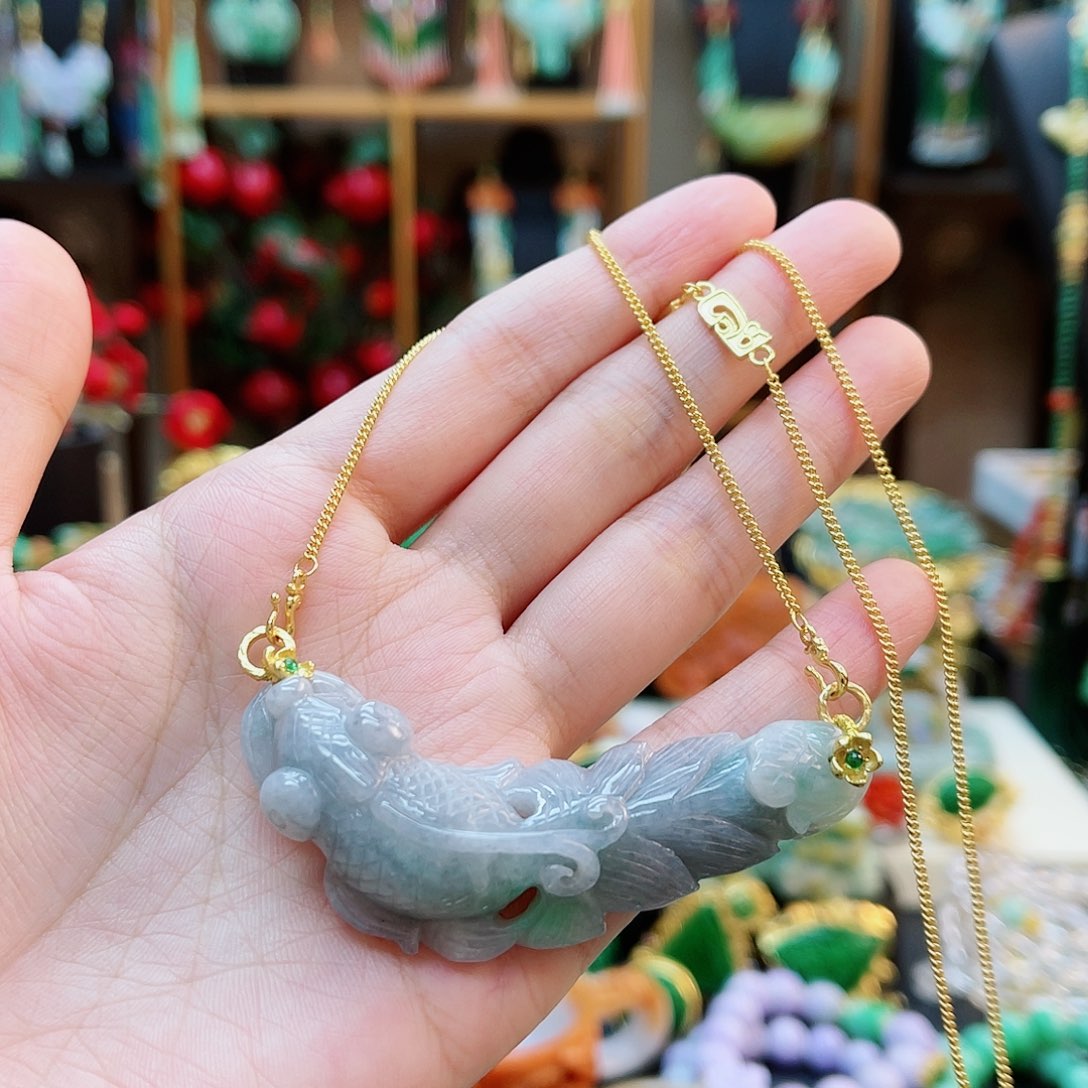 翡翠合金颈饰48小时鉴赏期