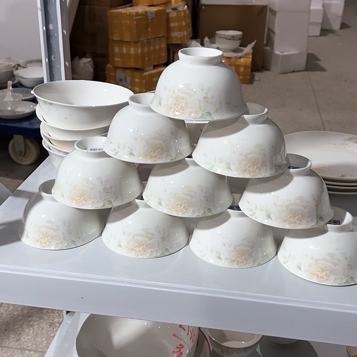 碗静香4.5寸米饭碗10个，直径11.5厘米