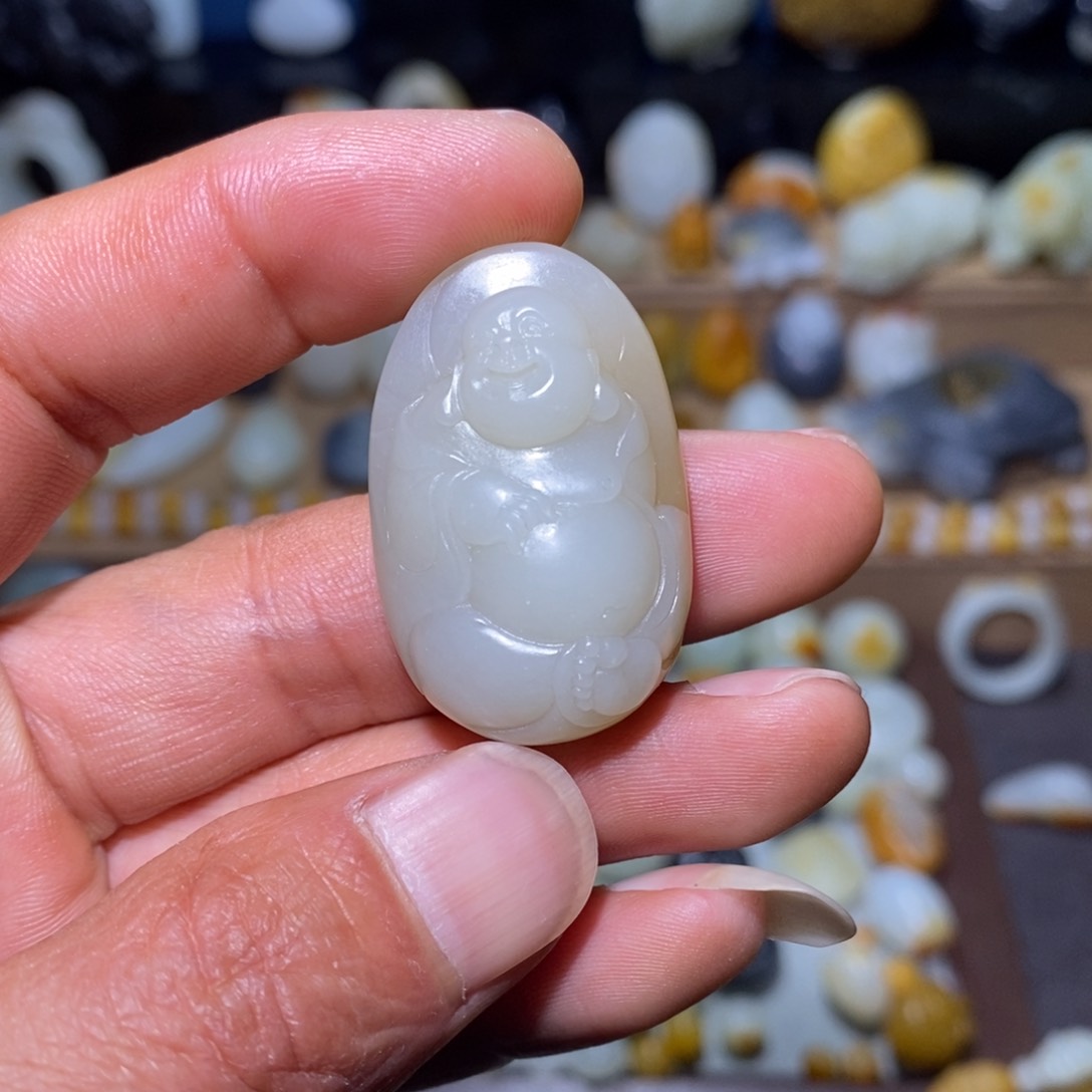 和田玉吊坠(不含链)未镶嵌