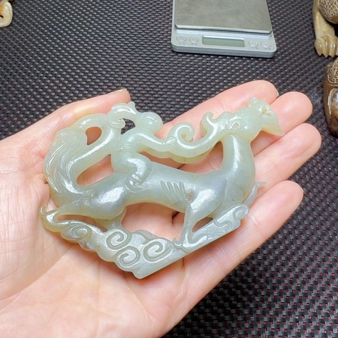 和田玉摆件未镶嵌勿*