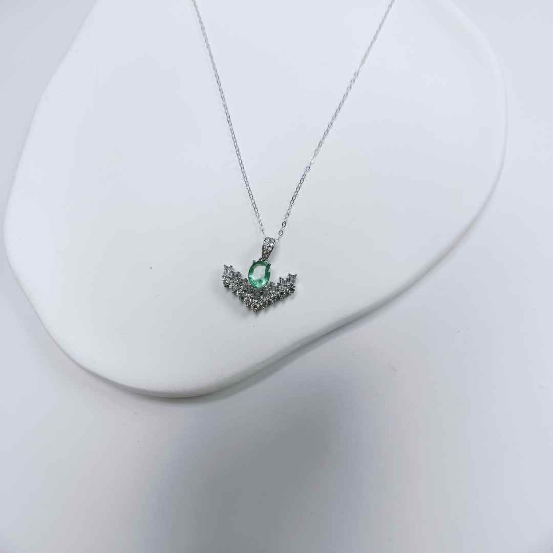 ZKZMD305-天然祖母绿吊坠（约1ct左右 ）