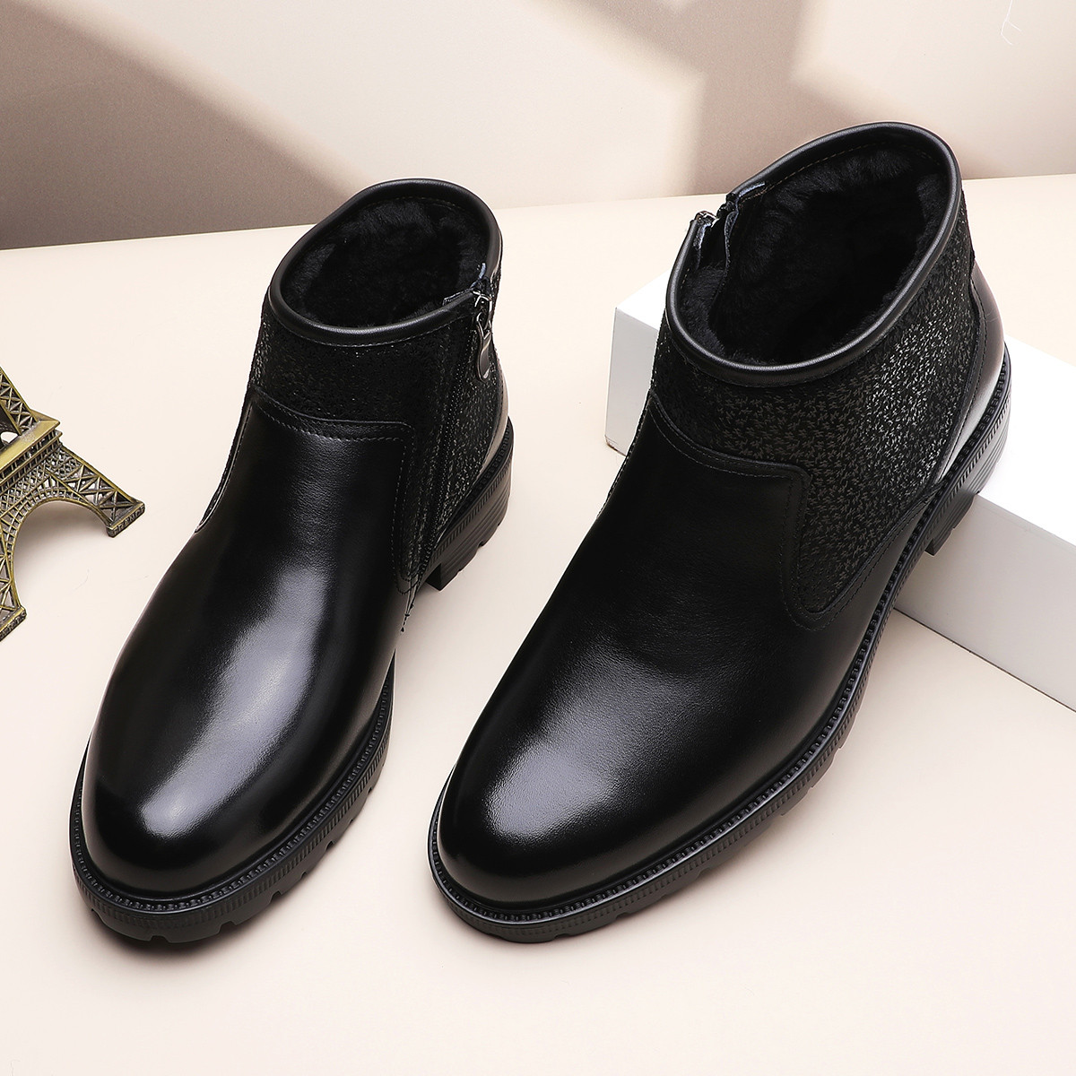 K003-男士冬季高帮棉鞋潮流风时尚靴子803560