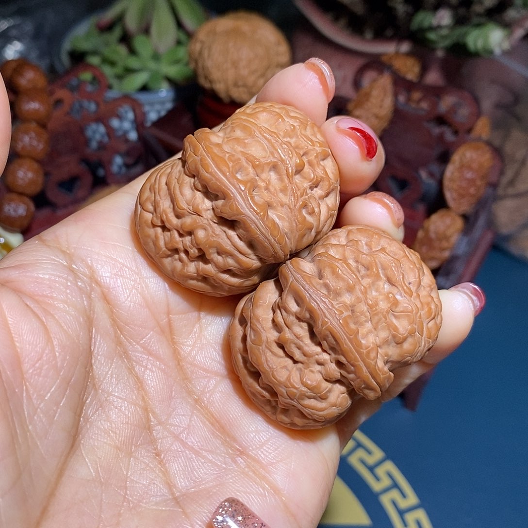 文玩核桃把件元宝41.5