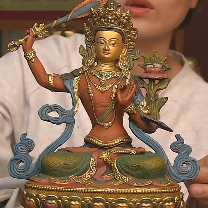 紫铜鎏金收藏摆件