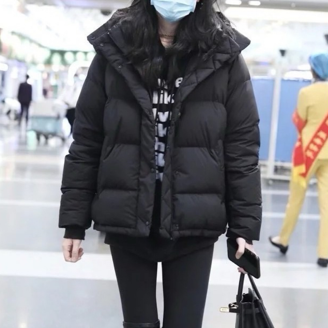 【露露高定】外贸高定经典五格90白鹅绒收腰显瘦大牌鹅绒服时尚