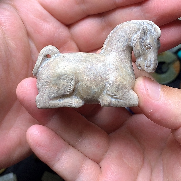 和田玉未镶嵌挂件莫*苼