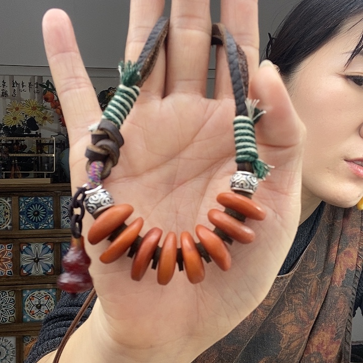 蜜蜡项链未镶嵌项链