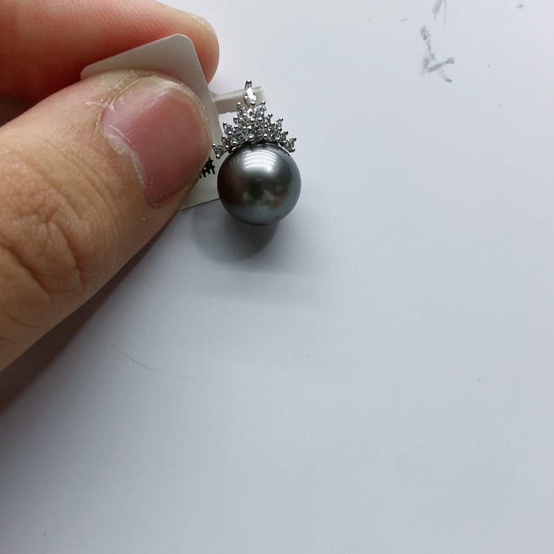 海水珍珠颈饰银S925镶嵌