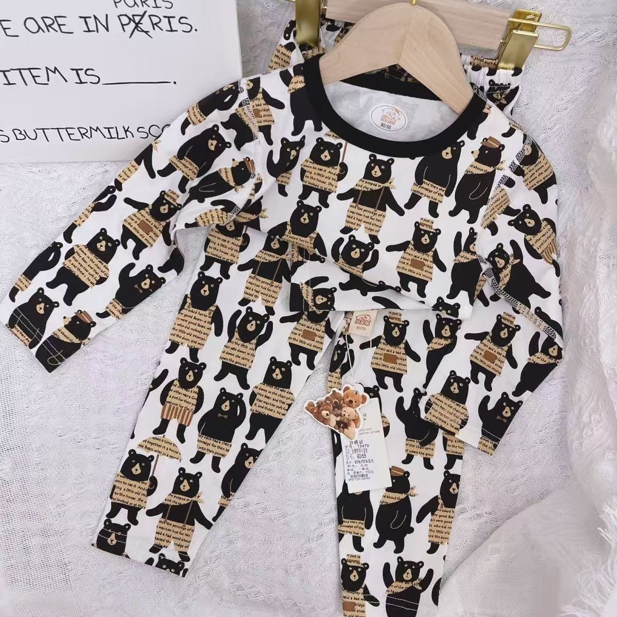 儿童家居服纯棉套装扣号链接（非主图）