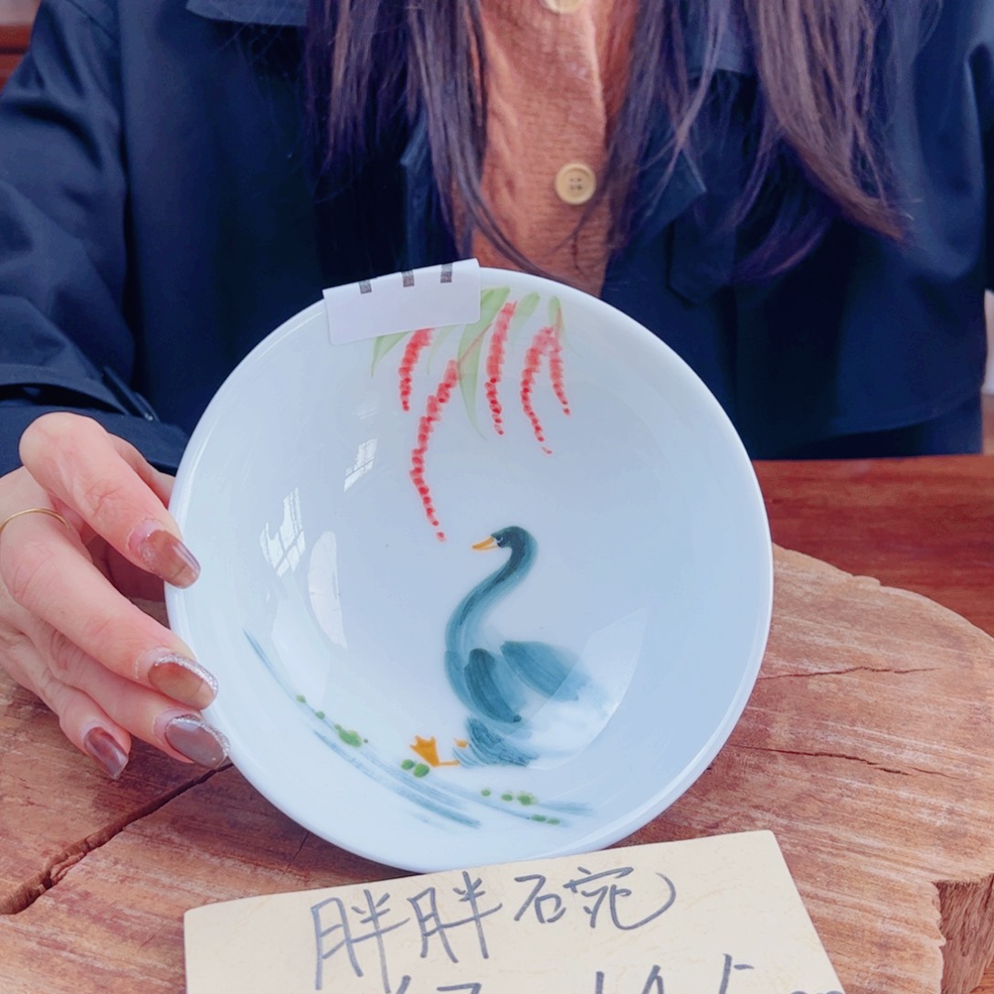 瓷片景德镇陶瓷手工手绘制作