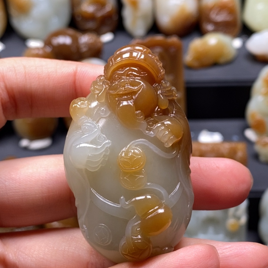 和田玉吊坠(不含链)未镶嵌