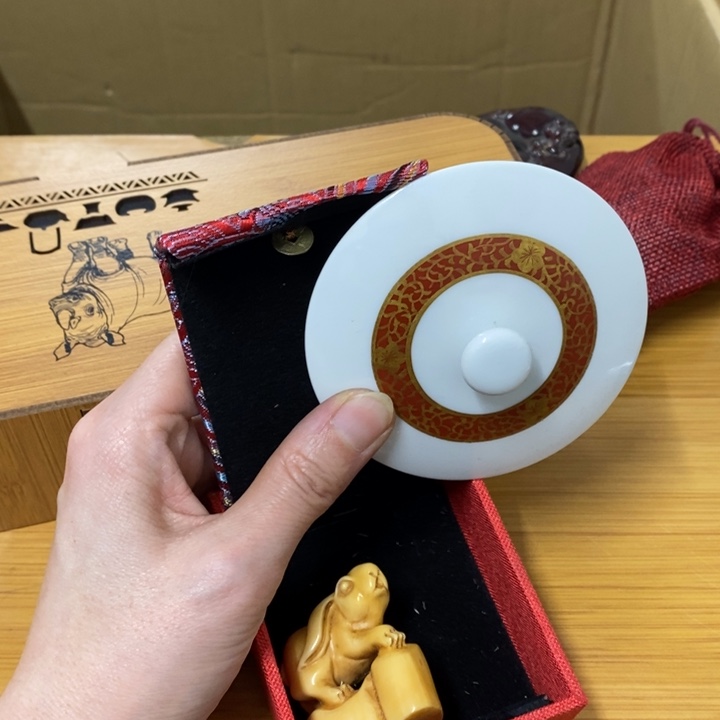 瓷片哈哈中古工艺品一件