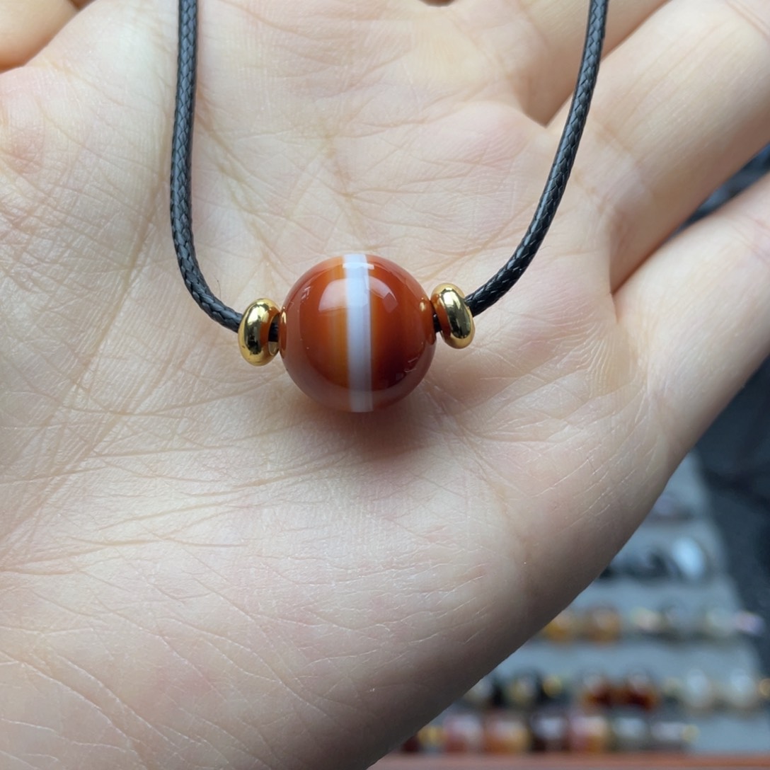 玛瑙/玉髓锁骨未镶嵌