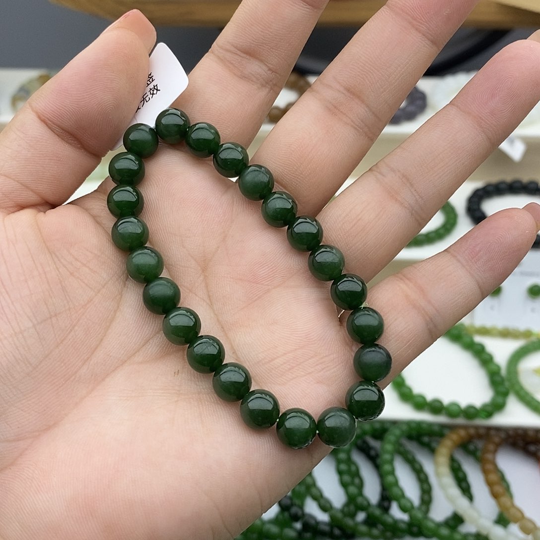 和田玉手链未镶嵌