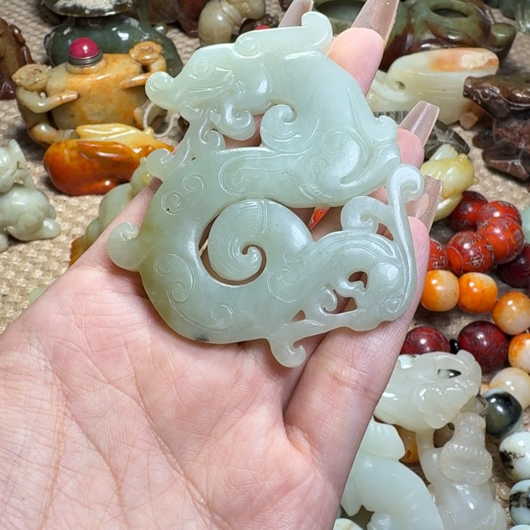 吊坠白玉菩提挂件