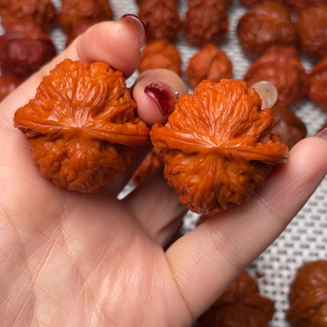 桃核吊坠文玩核桃 手把件 磨盘 37