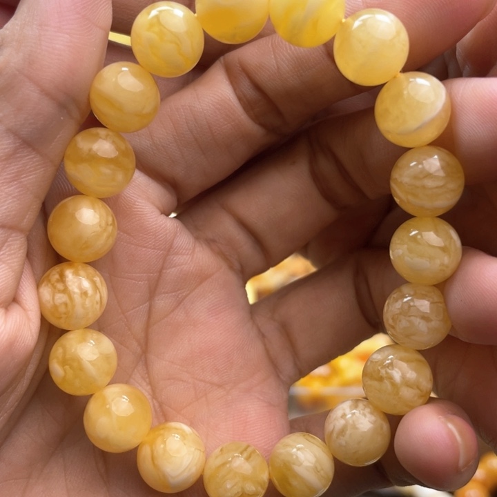 蜜蜡手串未镶嵌蜜蜡手串10m