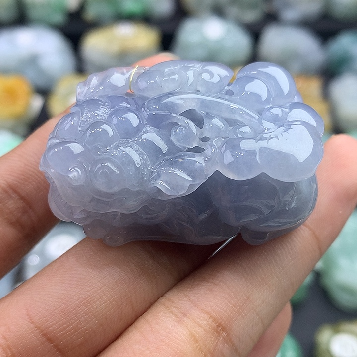 翡翠未镶嵌颈饰天然缅甸翡翠