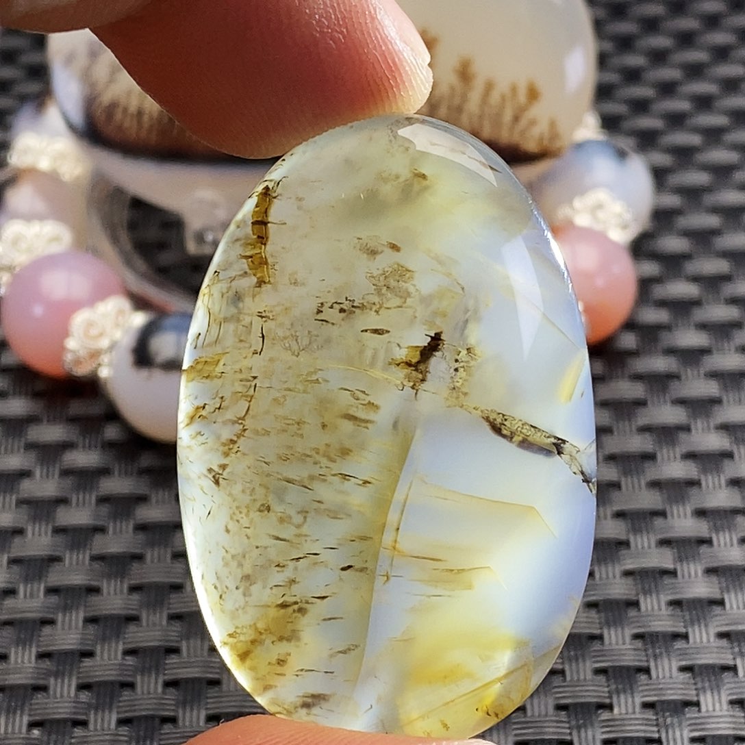 海***洋玛瑙/玉髓未镶嵌吊坠(不含链)