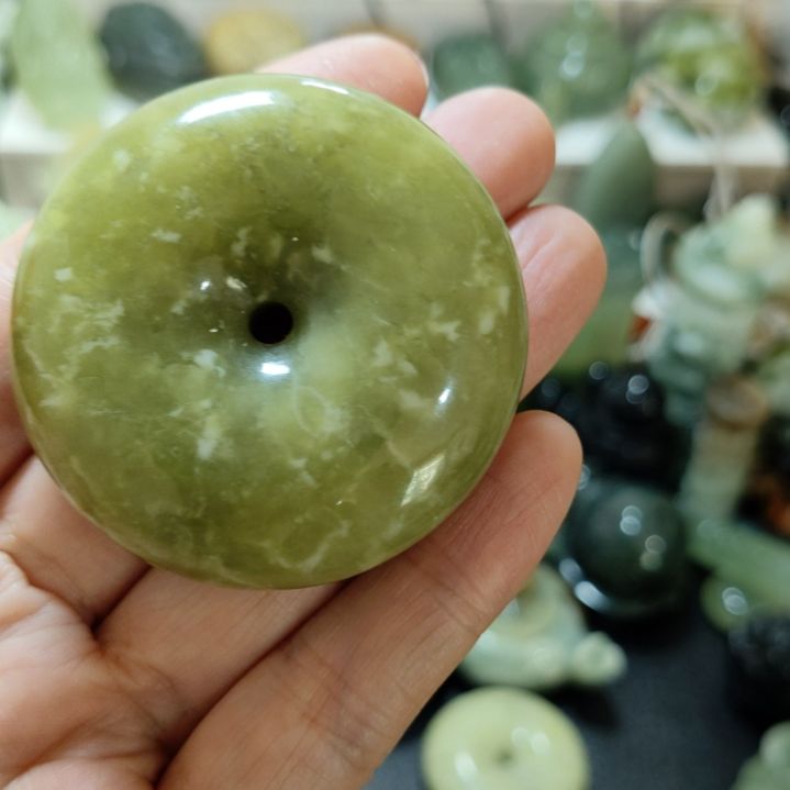 岫玉平安扣未镶嵌