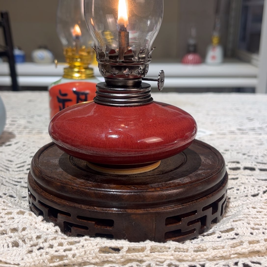摆件景德镇陶瓷香薰灯