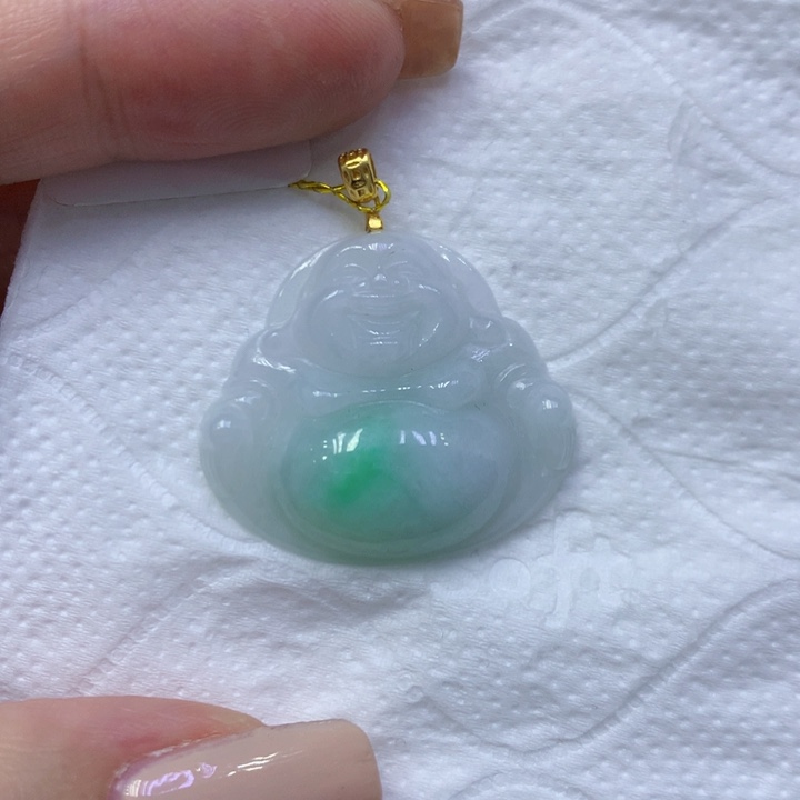 颈饰未镶嵌翡翠佛公