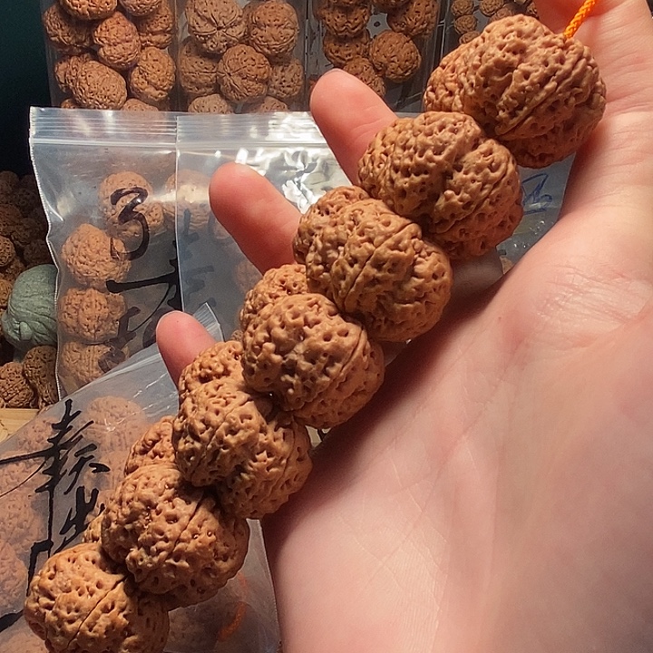 碧***、金刚菩提手串26天宫梅花超头