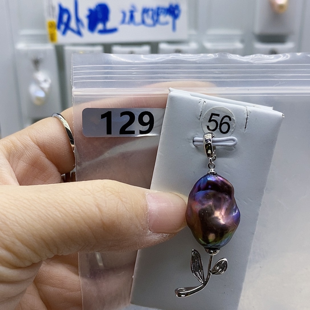 颈饰合金淡水珍珠