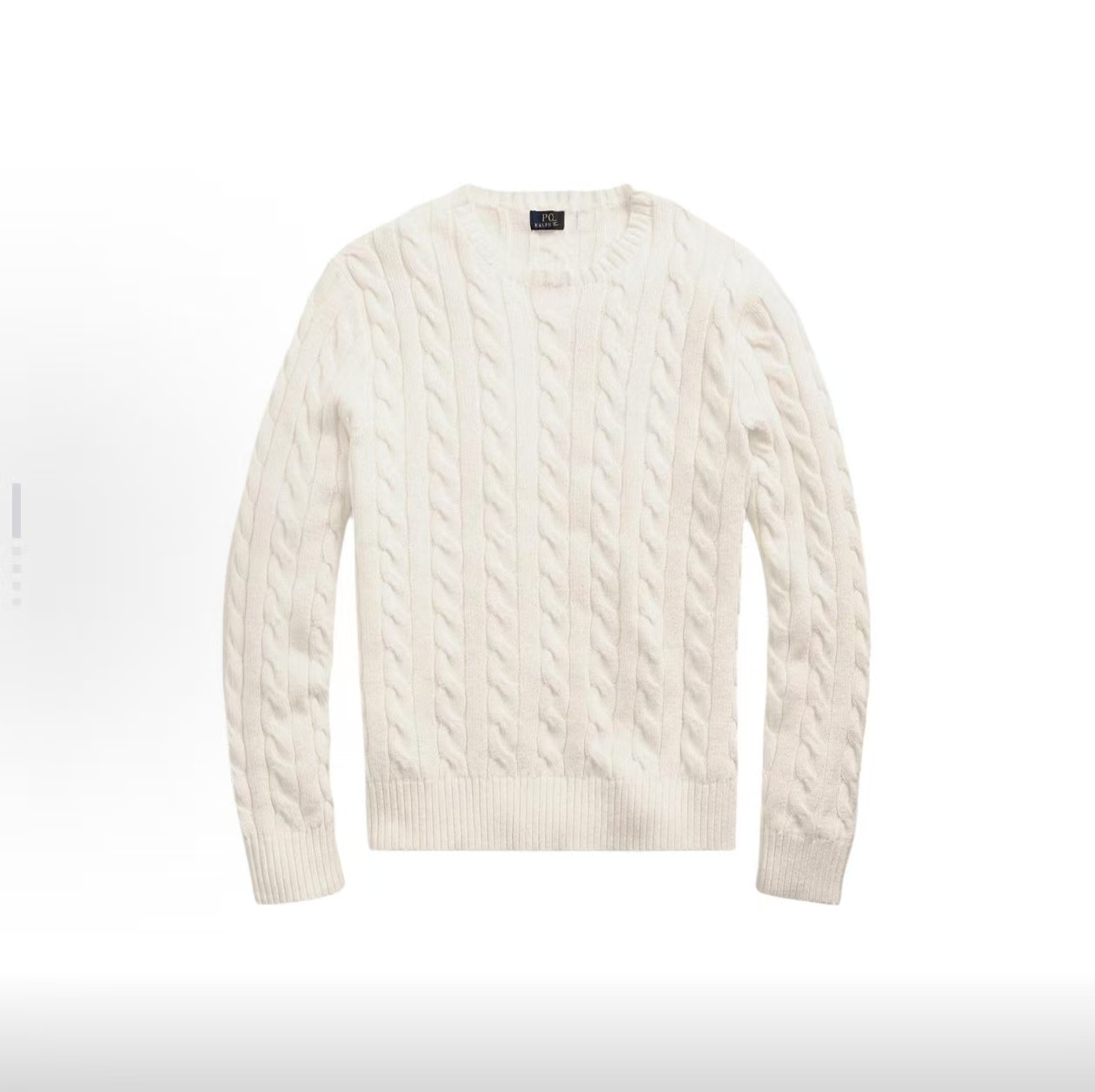 小马刺绣男士针织衫2025秋季新品纯色休闲百搭纽花打底衫004