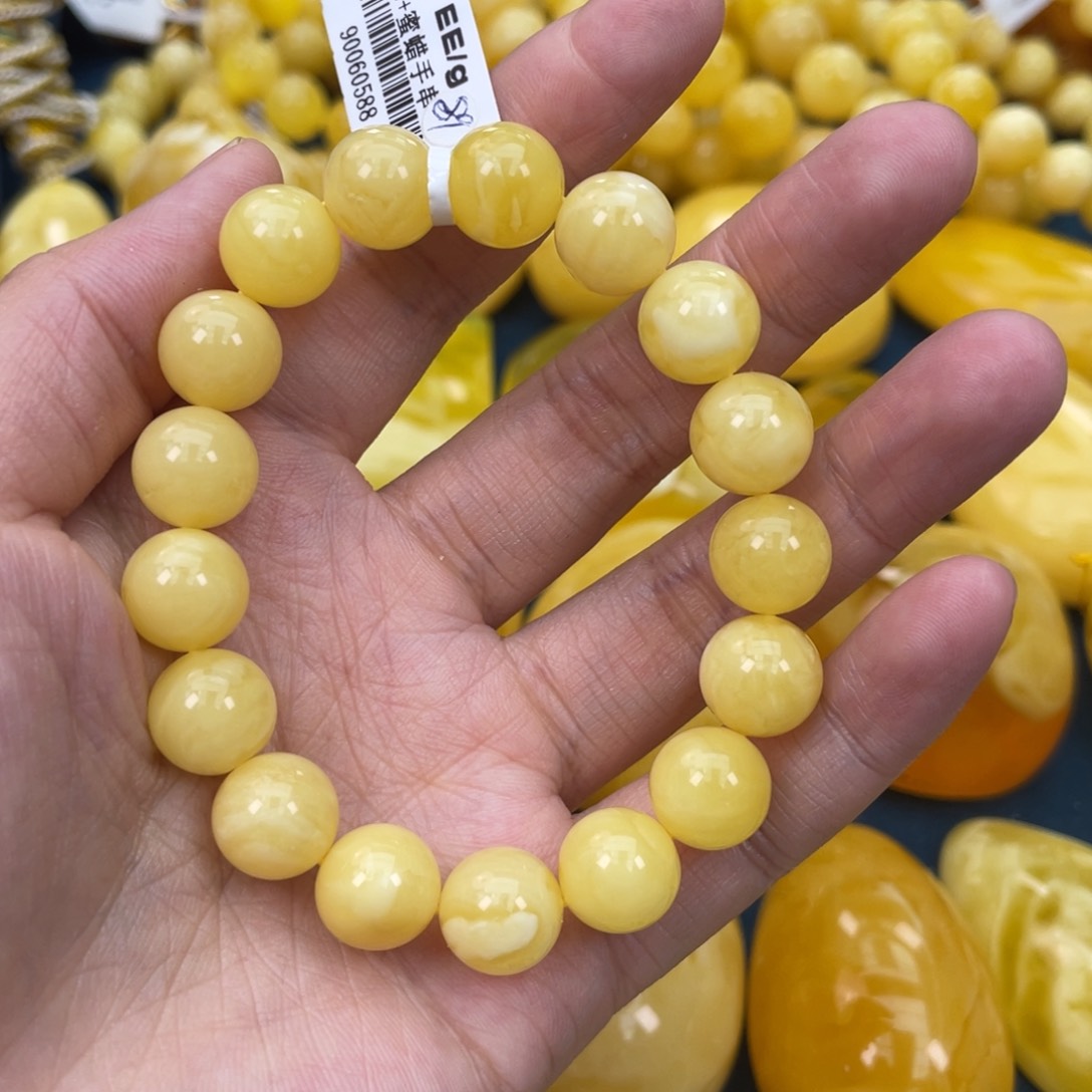 琥珀裸石未镶嵌琥珀蜜蜡w 89