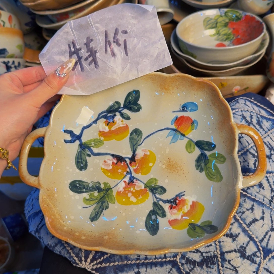 瓷片景德镇陶瓷手工手绘