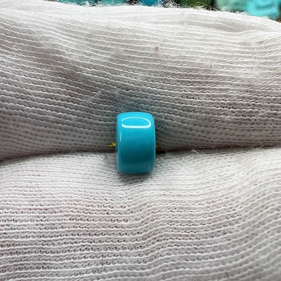 绿松石直切珠 未镶嵌