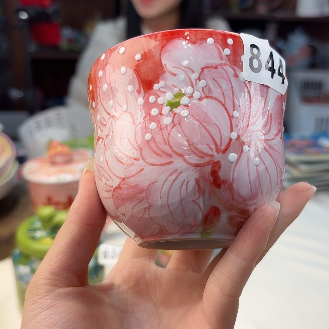 瓷片景德镇手绘高温釉下彩陶瓷茶具