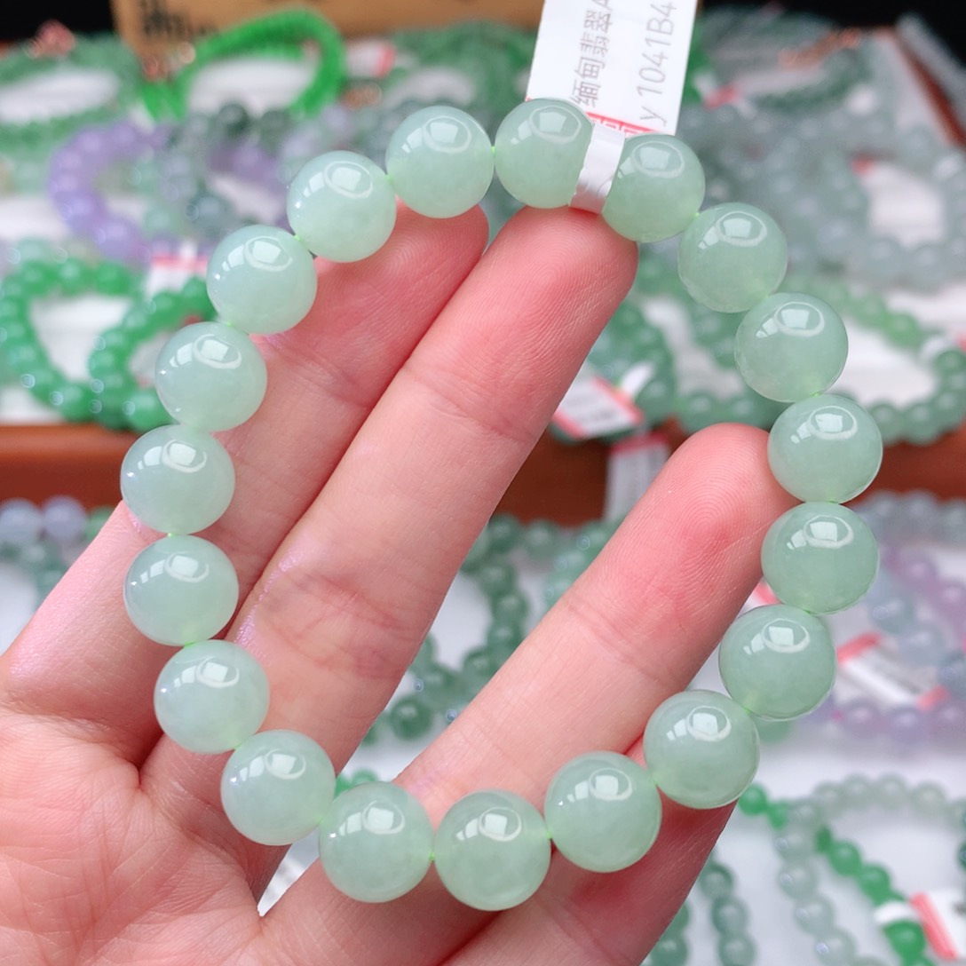 翡翠手链未镶嵌翡翠10mm
