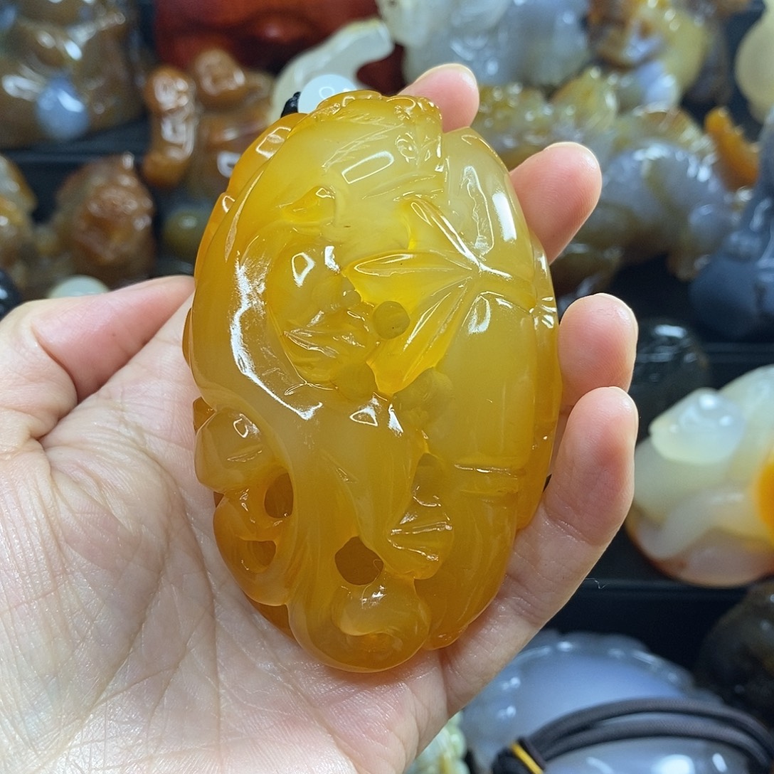 剑***～玛瑙/玉髓未镶嵌手把