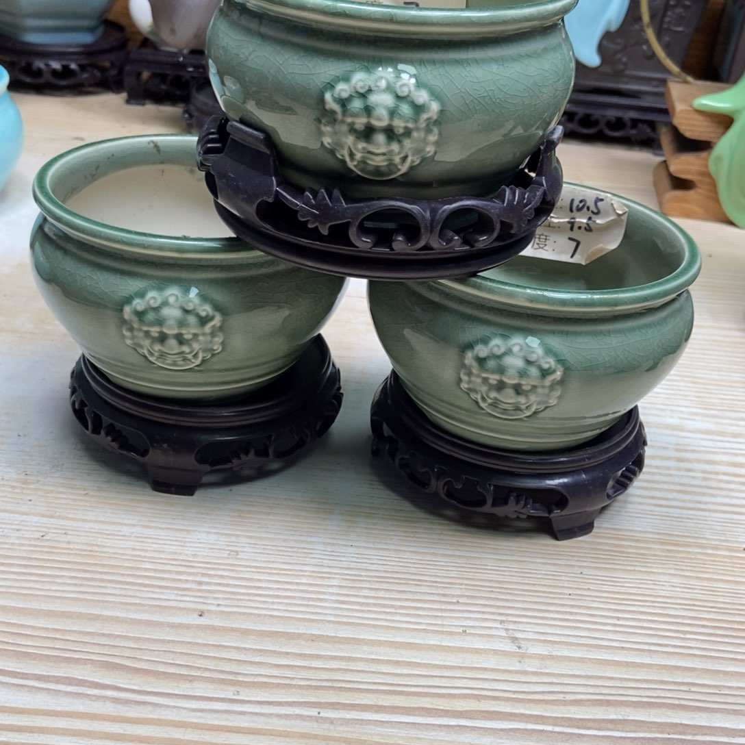 瓷片陶瓷花盆陶瓷艺术