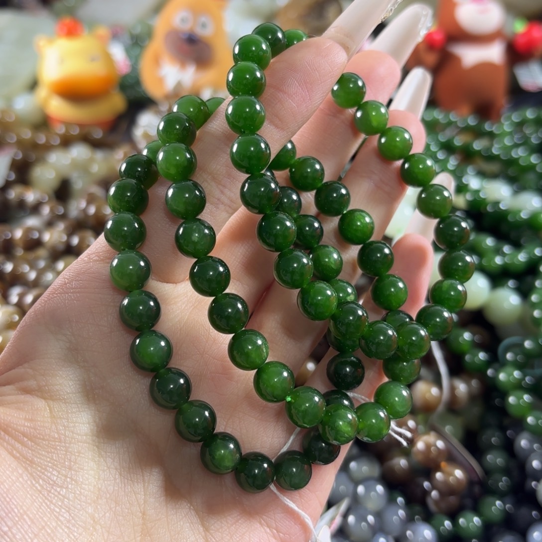 和田玉未镶嵌手链随机发一