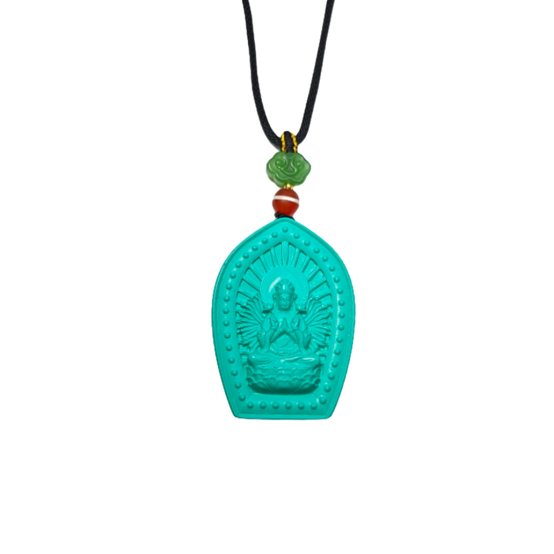 云盖寺高瓷松松吊坠A28-820赠绳礼盒(多样性发其一)