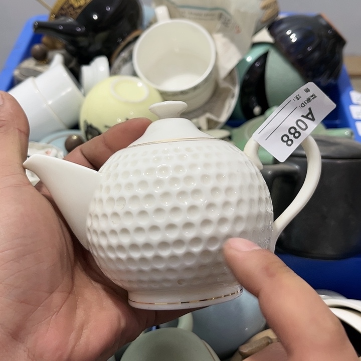 茶具默认微瑕瓷器、茶具、壶、摆件，介意勿拍 