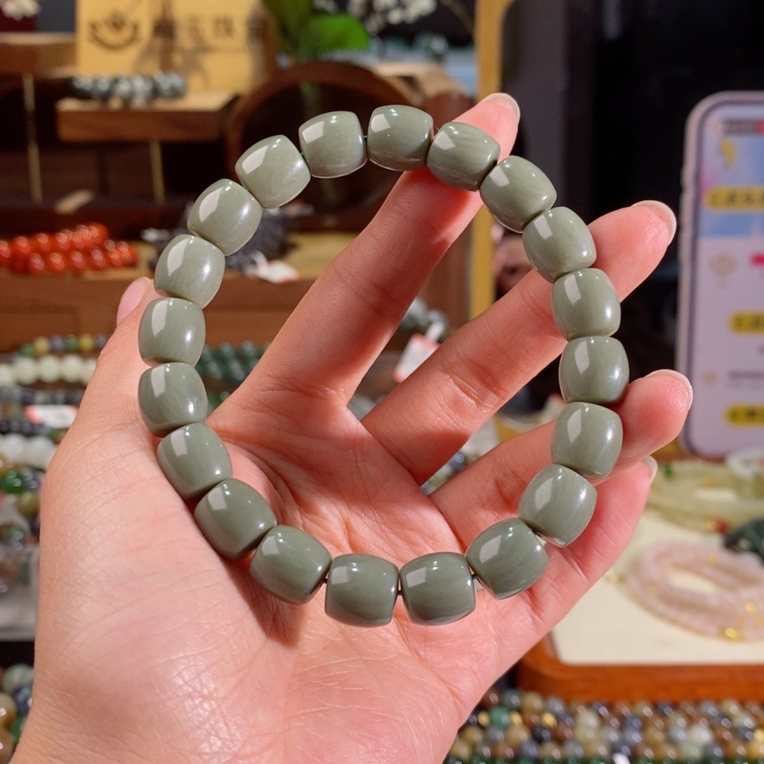 和田玉手串多样性拍一发一未镶嵌