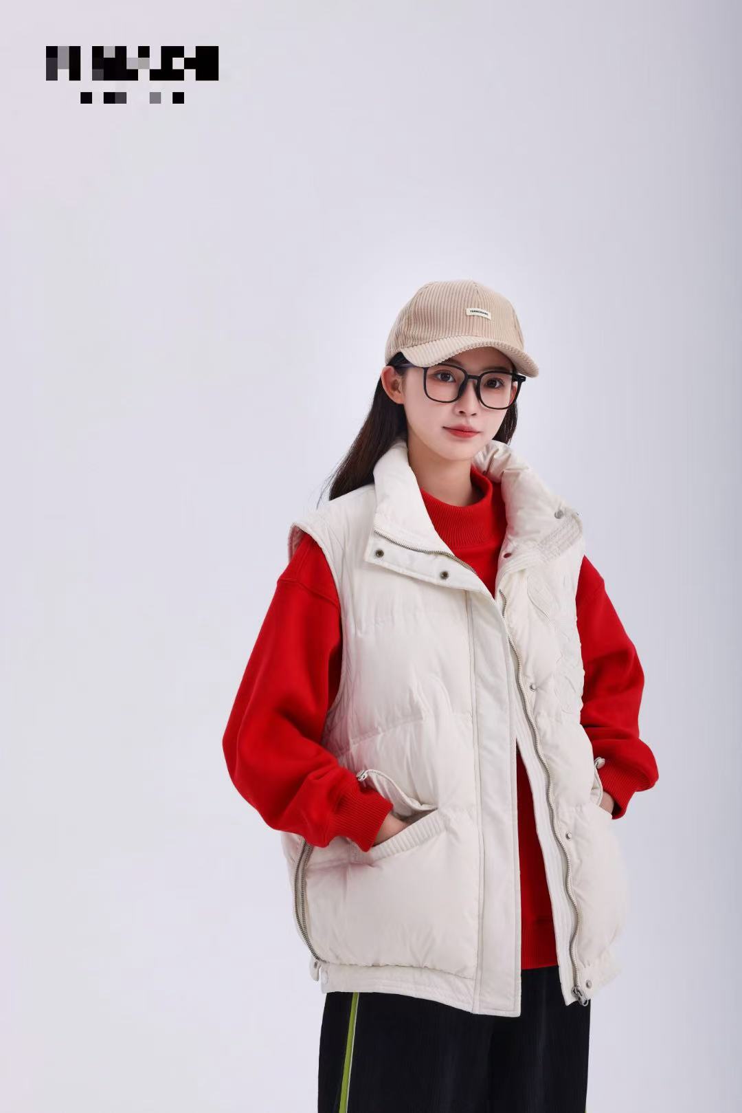 087～冬季高品质潮童青少年马甲（偏大）