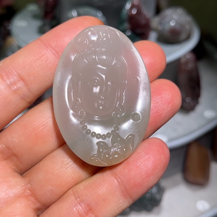 宛****玛瑙/玉髓颈饰未镶嵌