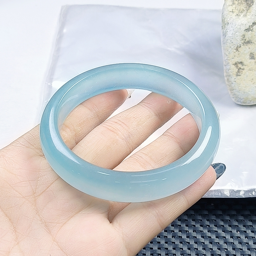 【聚宝严选】蓝冰手镯精致百搭时尚气质妈妈款