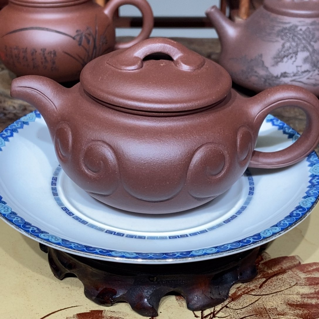 茶壶紫砂五号井底槽清老母亲制作容量230