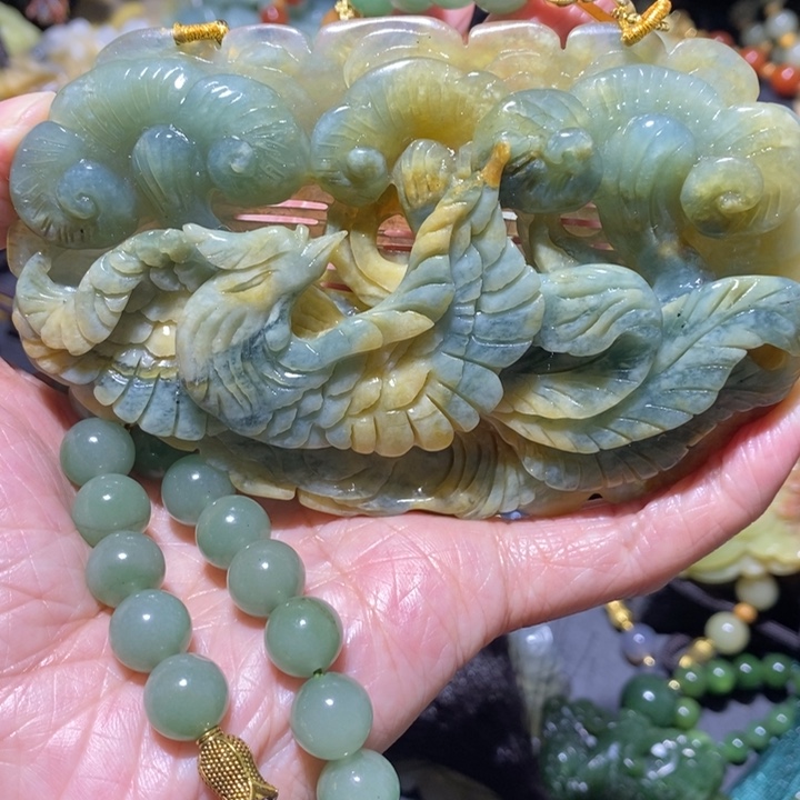 岫玉岫玉吊坠未镶嵌