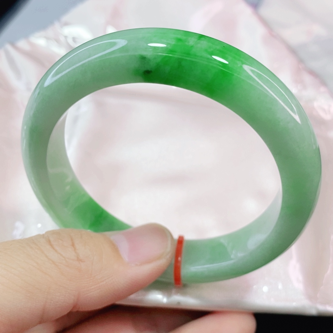 未镶嵌手镯翡翠55圈口