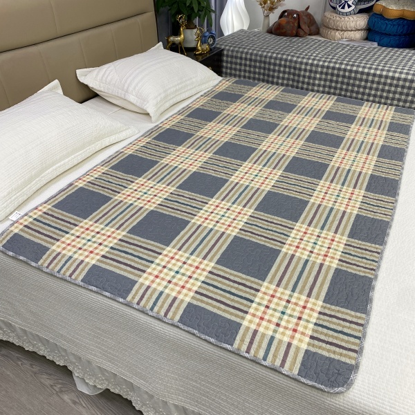 纯棉床盖夹棉绗缝隔脏垫学生宿舍防油防汗多功能可机洗沙发垫飘窗