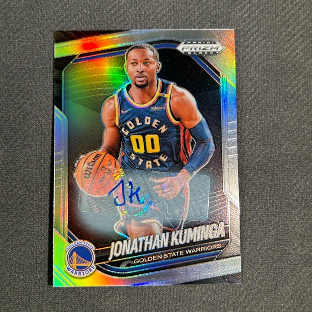 库明加 勇士 签字 银折 折射 