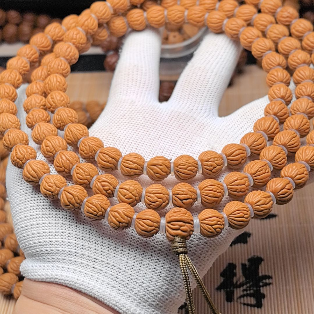 桃核吊坠风羽龙纹脖挂