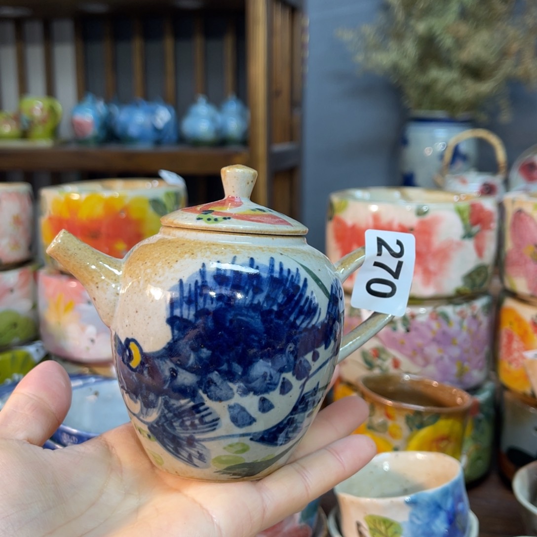 杯素浅陶瓷手工手绘